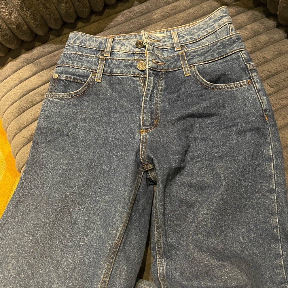 sandro double jeans